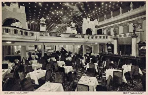Palast Prints: The Restaurant at the Delphi Palast, Charlottenburg, Berlin