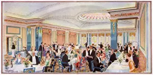 Dancefloor Prints: The restaurant of the May Fair Hotel