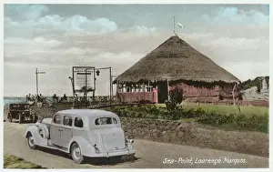 Marques Prints: Restaurant at Sea Point, Lourenco Marques, Mozambique