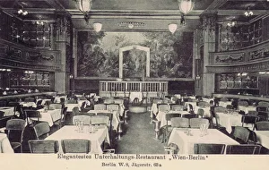 The restaurant in the Wein-Berlin, Berlin, 1920s