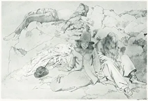 Montague Prints: Resting On The Rocks