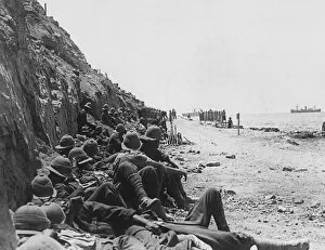 Resting soldiers at Gallipoli WWI