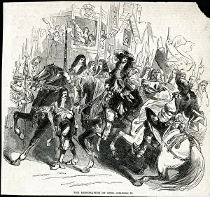 Images Dated 5th November 2019: Restoration of King Charles II of England, 1660