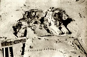Sphinx Gallery: Restoration of the Sphinx, Egypt, aerial view