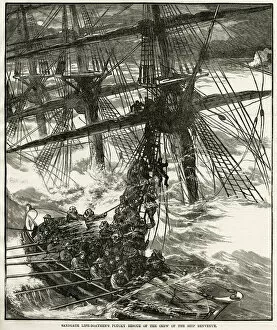 Resue of the crew of the Benvenue 1891