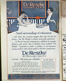 De Reszke cigarettes advert