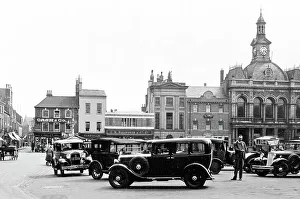 Retford Prints: Retford Market Square probably 1930s