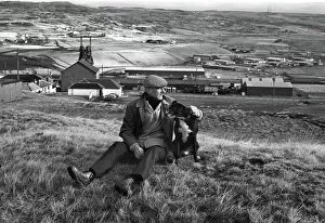 Miner Collection: Retired coal miner Blaenavon, South Wales