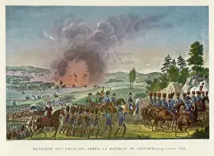 1813 Prints: Retreat after Leipzig