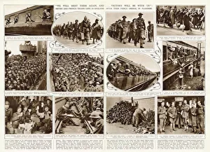 Dunkirk Prints: Return of British and French troops from Dunkirk, WW2