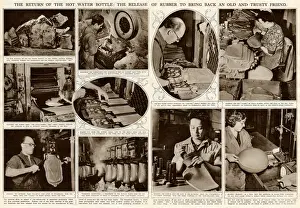 Postwar Prints: Return of the hot water bottles 1946