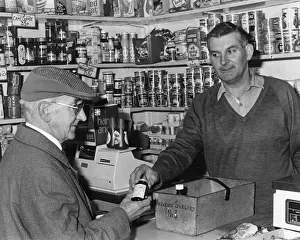 Heinz Prints: Returning medicine bottle at the Grocers Shop