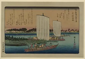 Returning sails at Gyotoku
