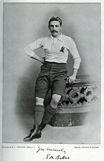 Rev E M Baker, England international rugby player