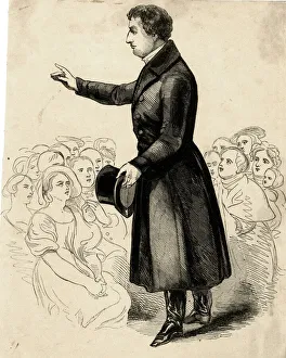 Images Dated 5th November 2019: Rev Theobald Mathew administering Temperance Pledge