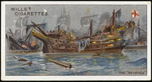 1591 Prints: REVENGE (CIG. CARD)