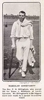 Batsman Prints: Reverend Frank Gillingham (1875-1953) - noted clergyman