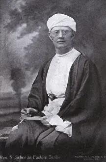 Reverend Samuel Schor as an eastern scribe