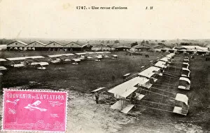 Airfield Gallery: Review of Maurice Farman military biplanes, France
