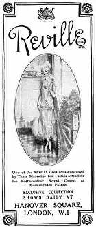 Gowns Collection: Reville court dress advertisement, 1927