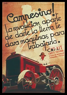 Anarchist Collection: REVOLUTION POSTER/1936-9