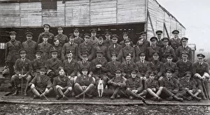 Images Dated 25th January 2017: RFC group photo, Northern France, WW1