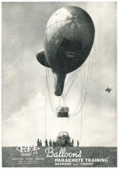 Balloons Prints: RFD - Parachute Training Balloons