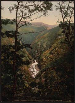 Falls Gallery: Rheidol Falls, from Devils Bridge, Aberystwith, Wales