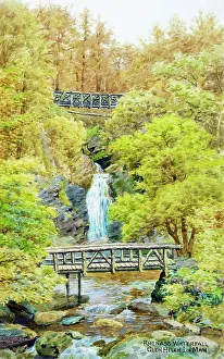 Cascade Prints: Rhenass Waterfall, Glen Helen, Isle of Man