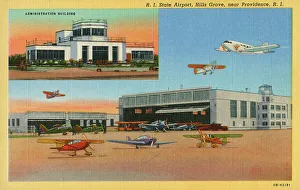 Rhode Prints: Rhode Island State Airport, Hills Grove, near Providence