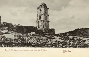 Rhodes - Clock Tower and Church of St John