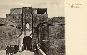 Rhodes, Greece - The Red Gate of the Castle