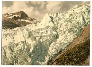 Rhone Prints: The Rhone Glacier, Valais, Alps of, Switzerland