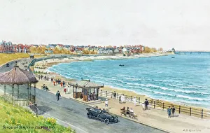 Waves Prints: Rhos-on-Sea, North Wales, viewed from Colwyn Bay