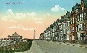 Rhyl Prints: Rhyl, Denbighshire, Clywd, Wales - West Parade