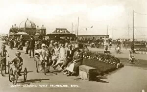 Images Dated 7th February 2011: Rhyl / Queen Gardens 1933