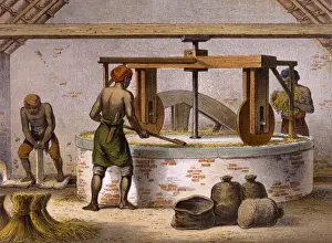 Rice Prints: Rice Mill, Java