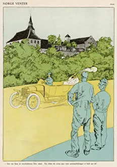 Rich Man in Car