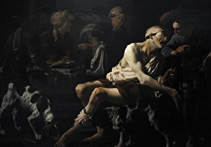 Images Dated 29th October 2013: The Rich Man and the Poor Lazarus, 1625, by Hendrick ter Bru