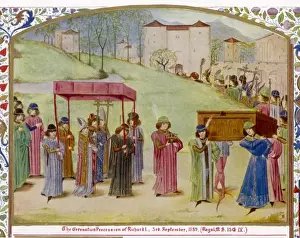 Coronations Prints: Richard 1 Coronation