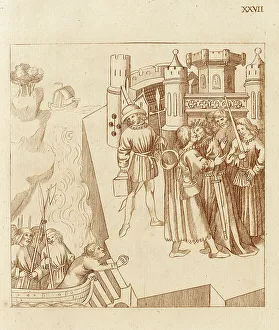 1400s Prints: Richard Beauchamp, Earl of Warwick's return to Venice