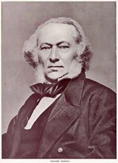 Radical Collection: Richard Cobden (1804 - 1865), English Radical and Liberal politician, manufacturer