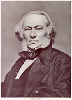 Campaigner Prints: Richard Cobden (1804 - 1865), English Radical and Liberal politician
