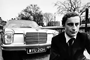 Management Prints: Richard Hambro & his Mercedes