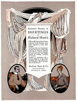 Shirts Prints: Richard Hunt & Co Advertisement