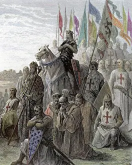 12th Prints: Richard I of England, known as Richard the Lionheart (1157-1