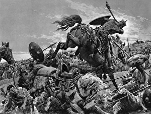 Acre Gallery: Richard I at the Siege of Acre by Matania