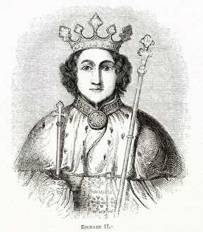 Images Dated 10th August 2021: Richard II (1367 - 1400), also known as Richard of Bordeaux