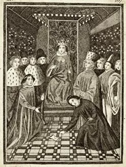 Accusation Gallery: Richard II overseeing an Appeal of Treason