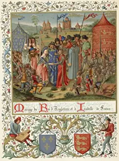 1395 Prints: Richard II Weds Isabelle